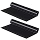OLYCRAFT 2 Stück Schwarzes Quadratisches Silikonkautschukblatt 300x300x3mm Hochtemperaturbeständige Gummimatte Robustes Hitzebeständiges Gummidichtungsmaterial Für Heimwerkerdichtungen