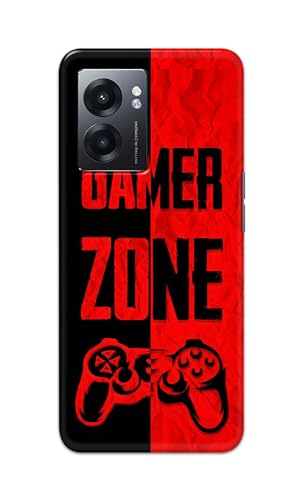 Image of Printed Hard Back Cover Case for Realme Narzo 50 5G Back Cover (Gamer Zone) -1111