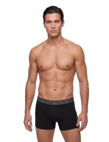 GUESS Herren Boxer 3er Pack Joe Boxer Trunk 3 Pack Schwarz