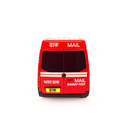 Image of CENTY Post Delivery Van Metal Die-Cast Toy for 3Y+ Red Colour
