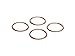 Produktbild DIN Set: 4 x Krümmerdichtung 28 x 34 Kupfer - Simson S50, S51, KR51 Schwalbe, SR50, u.a.