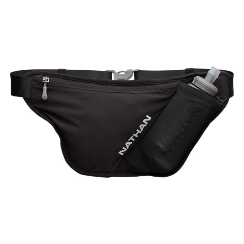 Nathan Hydration Belt for Running - Hydrapak Soft Flask 25 oz Bottle with ExoSpine - Breathable...