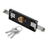 Construite avec un matériau en fer, cette serrure de porte de garage est robuste et fiable, capable de résister à une utilisation prolongée sans dommage, serrure de porte à volet de sécurité, serrure de porte à volet verrouillée