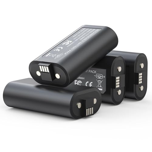 Image of Rechargeable Battery Packs for Xbox Series X /S & X-Box One /S /X /Elite Controller Charger, 4x4440mWh 3.7V Rechargeable Controller Batteries for xb one Fast Charging