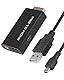 PS2 auf HDMI Adapter, Mit 3,5-mm-Audioausgang und 50 cm langem HDMI-Kabel ist der Konverter mit HDTVs, Monitoren und Projektoren kompatibel und unterstützt für PlayStation 2-Spielkonsolen