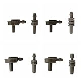 Pack of 8 Replacement NIBP Cuff Connectors Adapters Blood Pressure Monitor Cuff Air Hose Tube Connectors