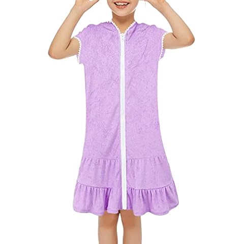 Tue Tue Girls Hooded Swimming Cover Up Cover