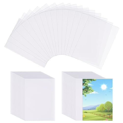 【ACQUA E ANTIPOLVERE】Le custodie trasparenti per carte sono impermeabili e antipolvere, quando si inserisce la carta, può proteggerla dall'umidità nell'aria; Allo stesso tempo, la custodia della carta può impedire che la carta si sporchi.