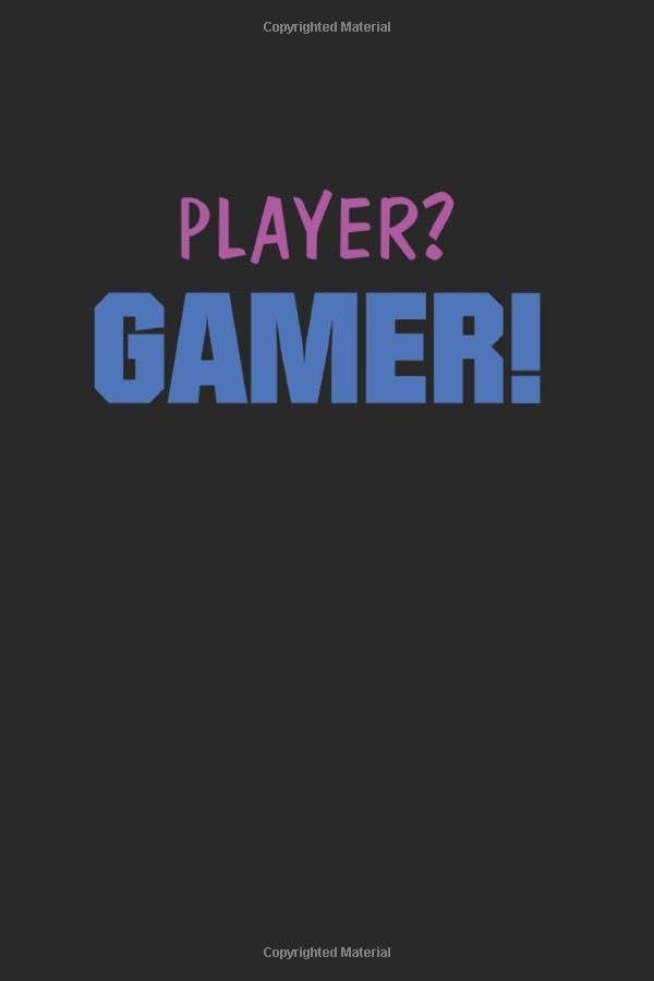 Gaming Notebook: Blank Paper Journal 6×9 – 120 Pages