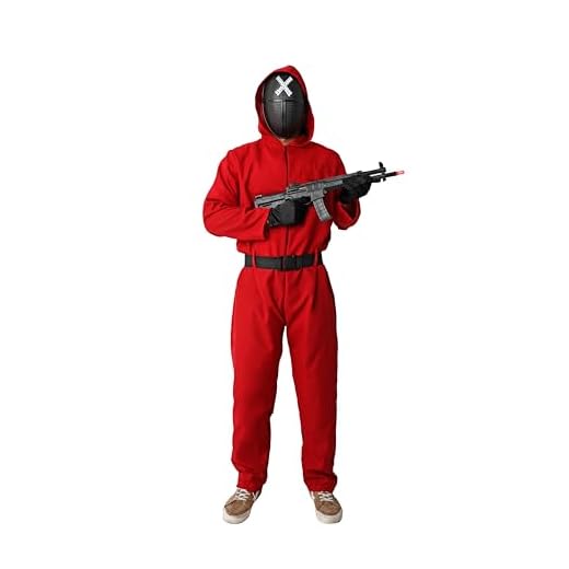 Cobo Regalo, S.L DISFRAZ SOLDADO ROJO CALAMAR ADULTO - Talla L.