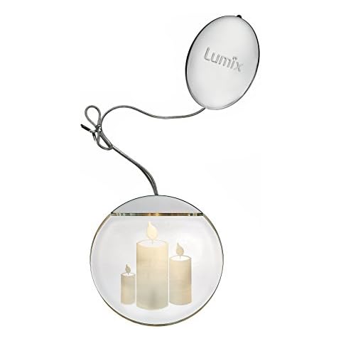 Krinner LUMIX Deco Lights Candles-Acrylic Glass, White, 22.10 x 13.90 x 3.70 cm, 22.1 x 13.9 x 3.7 cm Cover