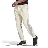 adidas Men's Standard The Winter Heavy Fleece Pants, Cream White/Medium Grey, M