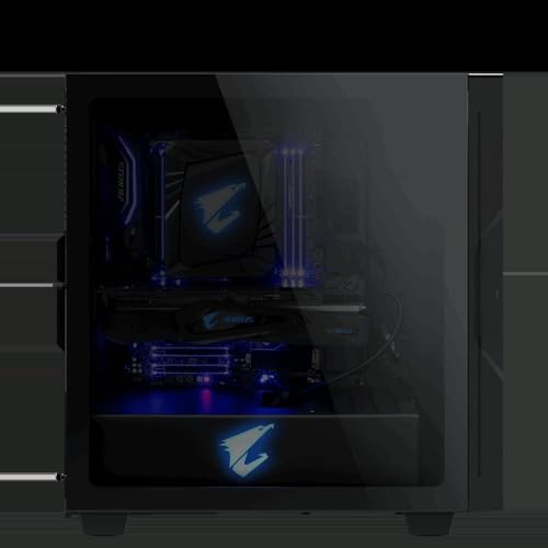 Gigabyte Aorus C300 Glas ATX Mid-Tower PC-Gehäuse – Ansicht 2
