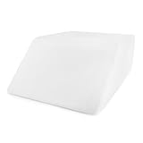 Comfort And Support Memory Foam Elevating Leg Rest Pillow - Sciatica, Pregnancy, and Knee Pain Relief - Layered Memory Foam With Washable Pillow Case