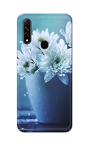 Image of PRINTFIDAA Flowers in The Glass On The Table Printed Designer Hard Back Case Cover for Oppo A31 (2020) / Oppo A8 -(TY) MVN1002