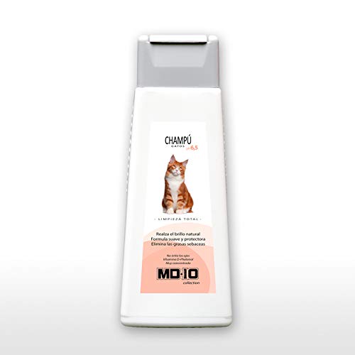 Champú Gatos Limpieza Total 300ml - Desengrasante - Elimina Grasas Sebáceas - con Hierbas Naturales