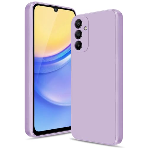 Btstring Silicone Case for Samsung Galaxy A15 5G, Purple