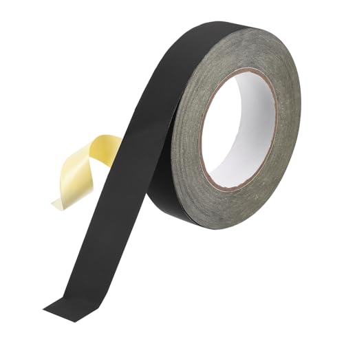 Image of MECCANIXITY Insulating Acetate Roll Cloth Adhesive Tape, 1.2in x 98ft Black Electrical Heat Resistant Fabric Tape for Laptop Electric Automotive Guitar Repair Wire Harness