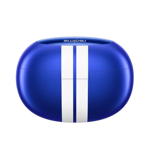 Image of realme Buds Air 3 Wireless Earbuds, Active Noise Cancellation, 10mm Dynamic Bass Boost Driver, Up to 30 Hours Playtime, IPX5 Water Resistance - (Lemans Blue)