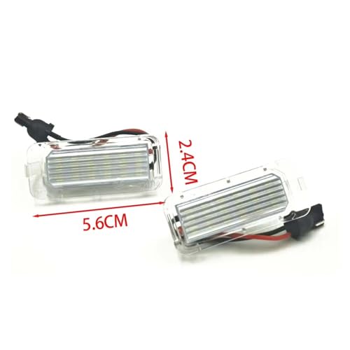 Luz de matrícula LED Ford Ranger Escape Explorer plafón trasero blanco anti error 12V 4