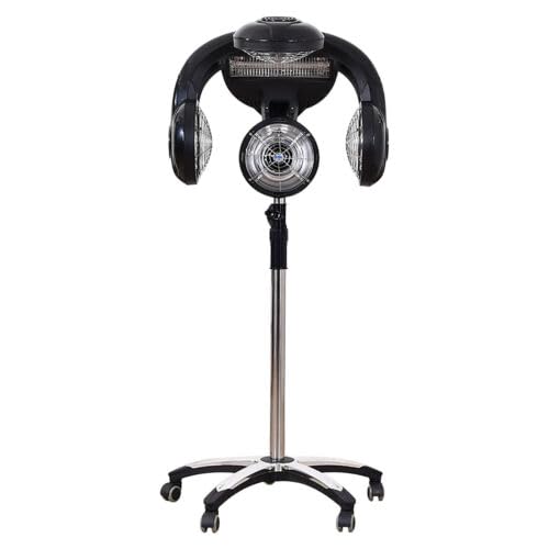 awolsrgiop Trockenhauben für Haare, 220V 1400W Haartrockner Haartrockenhaube Trockenhaube Salon Friseur Timer Haube Ständer / 137-164cm Höhe Einstellbar