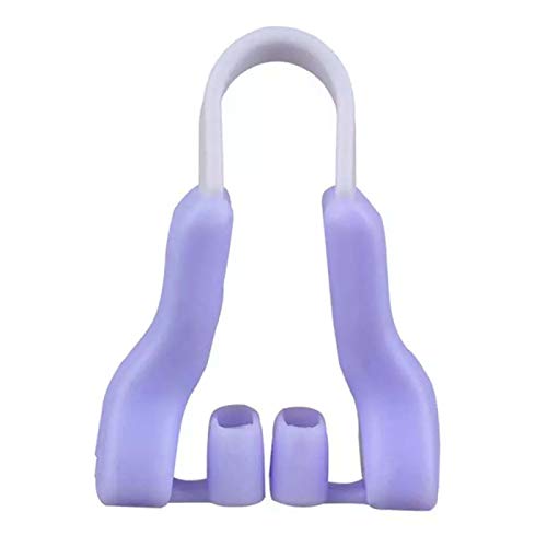 Nose Shaper Lifter Clip,Pain-Free Soft Silicone Nose Beauty Up Lifting Nose Bridge Straightener Corrector Unisex Nose Slimming Device Clips (Blue)