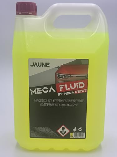 MECA FLUID Liquide De Refroidissement Type D Jaune -25°C (5L)