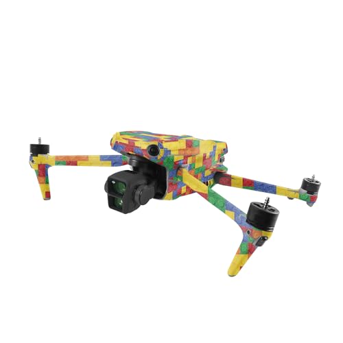 Image of MightySkins Glossy Glitter Skin Compatible with DJI Air 3 - Brick by Brick | Protective, Durable High-Gloss Glitter Finish | Easy to Apply