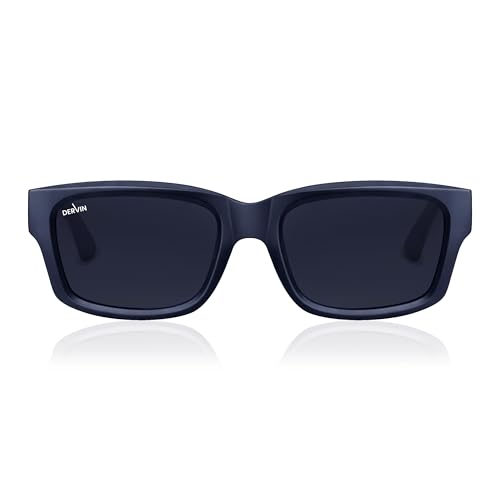 Image of Dervin UV Protection Polarized Rectangular Sunglasses for Men and Women