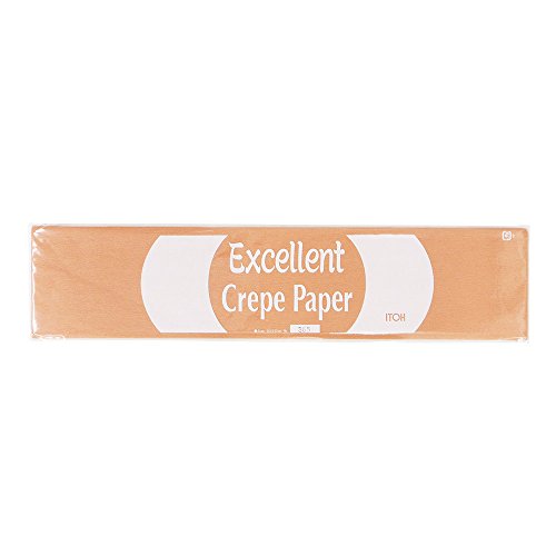 イトウ 工作用品 クレープペーパー シングル くり 50cm×2.5m No.365