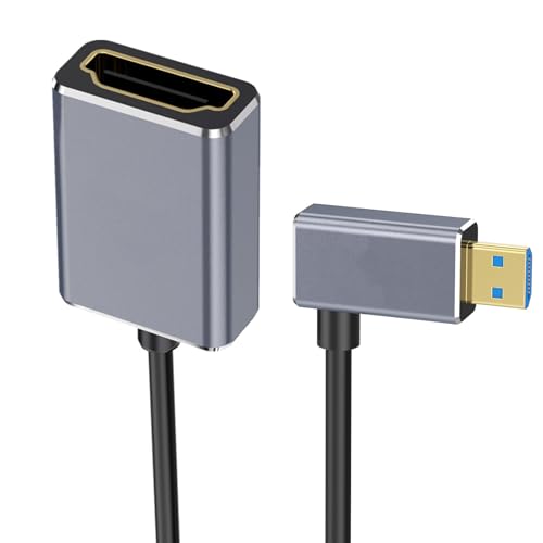 Cable micro HDMI flexible 8K60Hz para solucionar parpadeos de pantalla en monitores de juegos 3