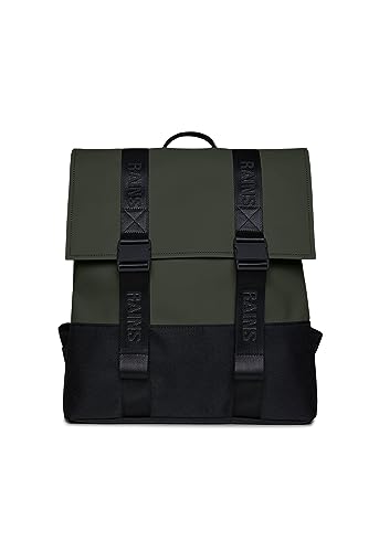 Sac à dos en polyester revêtu PU RAINS Trail MSN élégant et mat