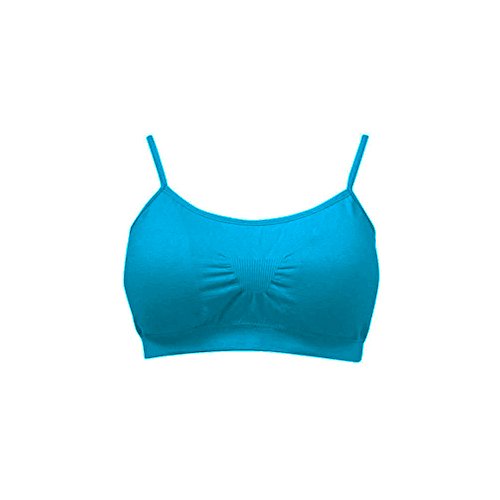 Seamless Yoga Gym Sports Bra Tank Top Removable Light Bra Pad Straps Crop Blue #TOP10