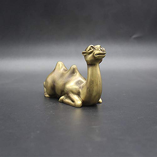 Figurine de chameau en bronze pour une décoration de salon chaleureuse et épurée