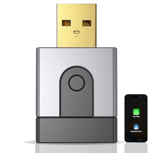 Carplay Wireless Adapter - Android Auto Wireless Adapter 5.8GHz Wi-Fi
