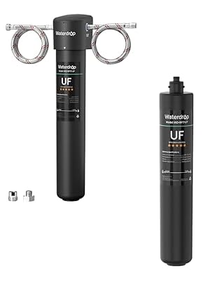 Waterdrop 17UA-UF 0.01 ?m Ultra Filtration Under Sink Water Filter System and Waterdrop RF17-UF 0.01 Micron Water Filter, 24K Gallons High Capacity