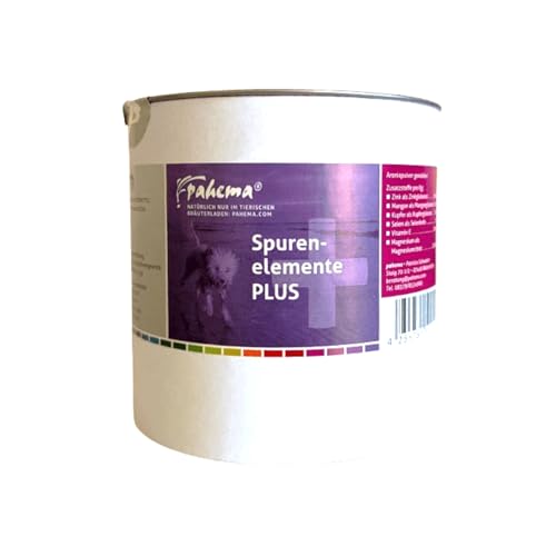 Spurenelemente Plus für Hunde + Katzen mit Zink, Kupfer, Mangan, Selen, Vitamin E + Magnesium (125 g)