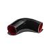 2" 90 Degree Elbow Turbo/Intercooler/Intake Piping Coupler Silicone Hose (Black & Red)
