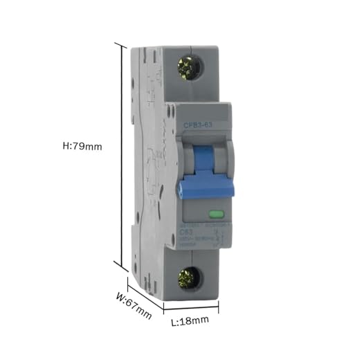 Disjoncteur 1P MCB AC 230V 40A pour tableau électrique Din - 4