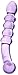 GlÃ¤s Purple Rain Ribbed Dildo