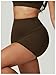 DCEHGEW Women Moisture Wicking Quick Dry High Waist Hip Lift Tight Athletic Yoga Shorts for Fitness Running Workout-Coffee-M