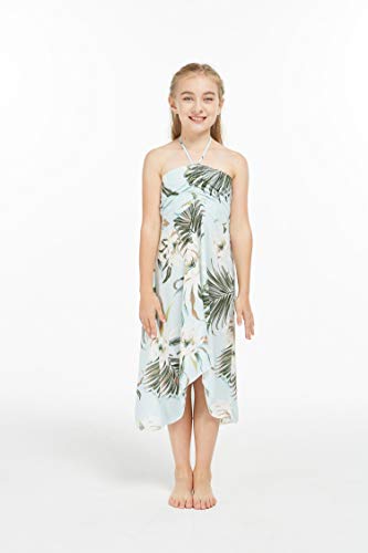 Girl Hawaiian Halter Dress in Various Patterns3