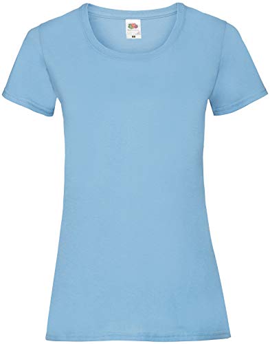 Fruit of The Loom T-Shirt Medium Himmelblau