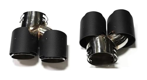 Silenciadores de carbono para M340i G20 y M440i con colas de escape de cuatro puntas exclusivas