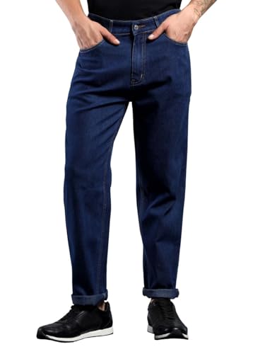 Image of KOTTY Men's Solid Estate Blue Stylish Jeans