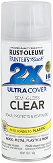Rust-Oleum 249859 Painter's Touch 2X Ultra Cover, 12 Ounce (Pack of 1), Semi-Gloss Clear