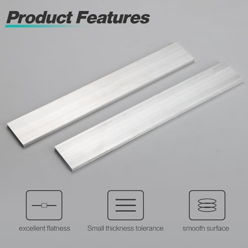 Image of 3 Pieces 1 /4 inch (6mm) X 2 inch(50mm) Square Aluminum Flat BAR 12 inch(305mm) Long,6061 General Purpose Plate,T6511 Solid New Mill Stock (1 /4x2x12inch, 3Pcs)