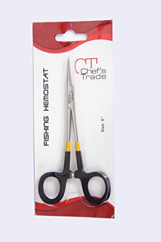Chef'S Trade Fishing Hemostat Pliers Forceps Locking Clamps Stainless Steel With Grip thumb #2