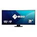 EIZO FlexScan EV3895-BK 95,3 cm (37,5 Zoll) Monitor (HDMI, USB 3.1 Hub, USB 3.1 Typ C, RJ-45 LAN, KVM-Switch, DisplayPort, 5 ms Reaktionszeit, Auflösung 3840 x 1600) schwarz
