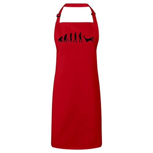 Tablier cuisine rouge cadeau idéal pour joueur de volleyball